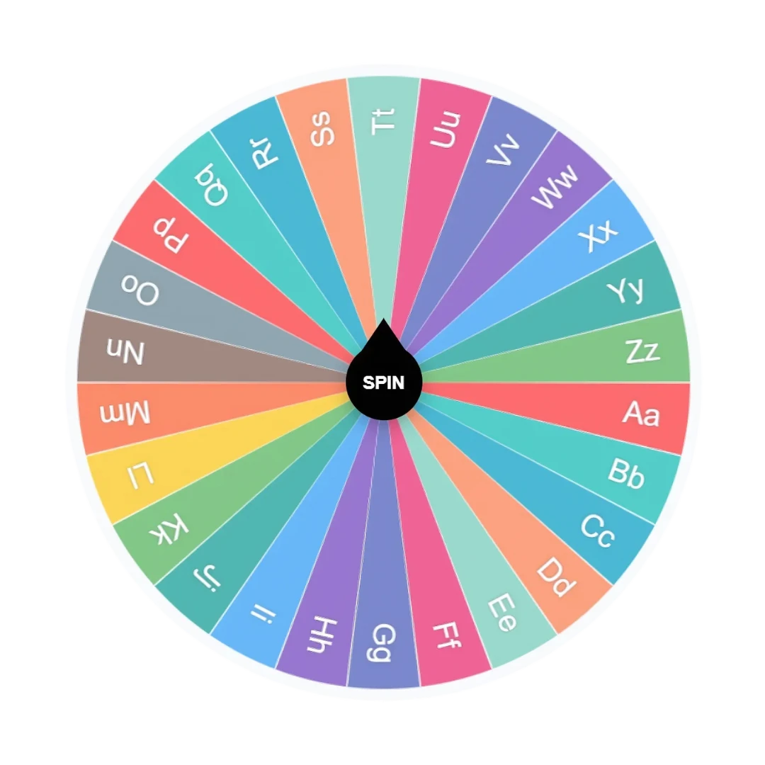 Letter Picker Wheel